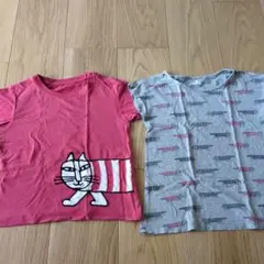 リサラーソン×ユニクロ　猫デザイン Tシャツ 2枚セット