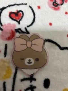 リラッくじ　G賞　チャイロイコグマ アクリルバッジ
