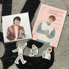 WEST. 神山智洋 フレークシールメモ帳 2021年ましかくフォト 2022年