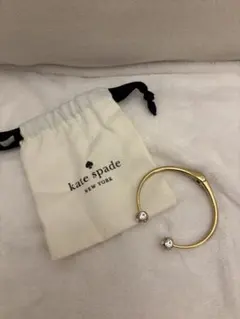 kate spade ゴールドクリスタルバングル