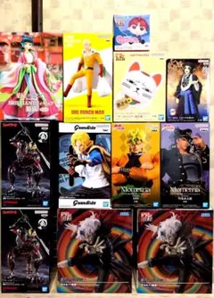 フィギュアまとめ売り 鬼滅の刃 ダンダダン ジョジョ 猫猫 サイタマ サボ12点