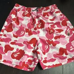BAPE カモフラージュ ショートパンツ シャーク ピンク Lサイズ - メルカリ