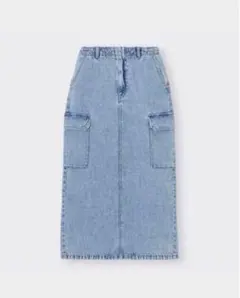 GU カーゴデニムスカート　Mサイズ