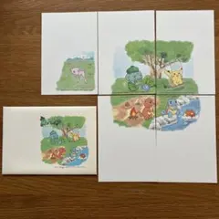 ポケモン絵入りハガキ　5枚セット
