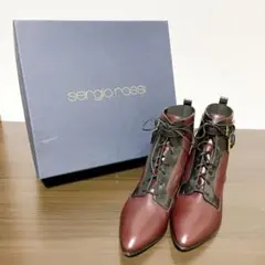 sergio rossi セルジオロッシ ショートブーツ バックゴアブーツ