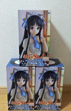 けいおん！　秋山澪　フィギュア　Trio Try iT 3体セット