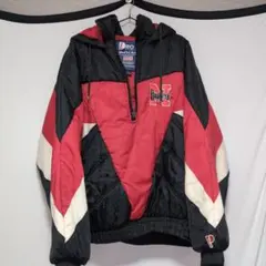 古着 ネブラスカ コーンハスカーズ 刺繍 ナイロンジャケット