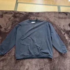 evisu ブラック クルーネック スウェットのサムネイル