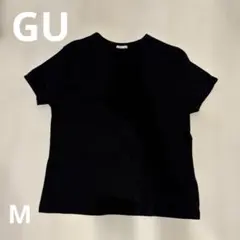 シンプル ブラック 半袖 Tシャツ Mサイズ