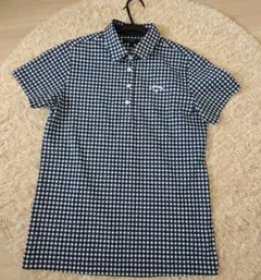 キャロウェイ Lサイズ チェック柄ポロシャツ