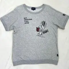 レア！パーリーゲイツ スヌーピー コラボ限定スウェット 半袖 カットソー ４