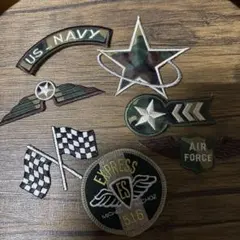 布製ワッペン 7点セット US NAVY エアフォース
