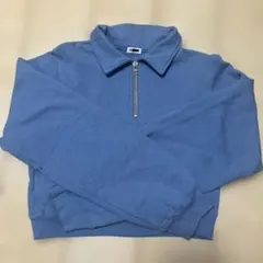 H beauty &youthハーフジップトレーナー