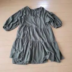 UNIQLO　ティアードミニワンピース