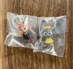 ズートピア2 ガチャ めじるしアクセサリー　ニック　ジュディ