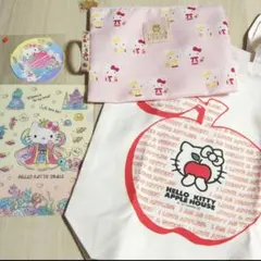 キティ　バッグ　ポーチ　ファイル　ステッカー　ブレスレット　色々5点セット