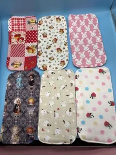 SALE ハンドメイド　ハーフハンカチ　６枚　おまけ1枚つき