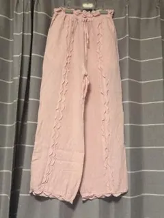 SeaRoomlynn パンツ　Mサイズ　リネン　レーヨン　フリル付き　夏のサムネイル