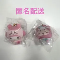 シークレットフロッキーマスコットチャーム　マイメロ　古本屋　サンリオ　ちいかわ