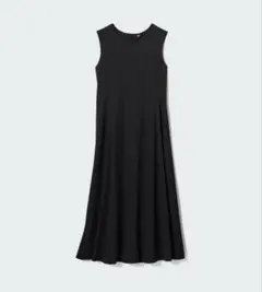 エアリズム　ワンピース　ノースリーブ　サイズL ブラック