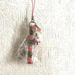 レア‼️レトロ‼️ハローキティ 刺繍レースバラ花柄ストラップ