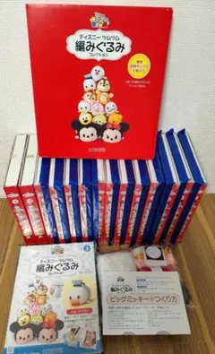 新品】ディズニー ツムツム 編みぐるみキット 30個分＋収納ボックスセット