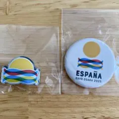 大阪　関西　万博　スペイン　ピンバッチ&缶バッチ スペインパビリオン