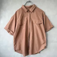 バビロン 半袖 シャツ シルク混 絹 コットン混 美品 ゆったりのサムネイル