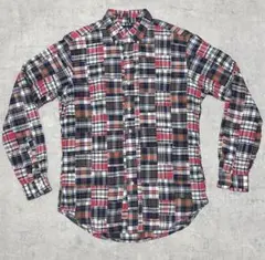 90s Ralph Lauren CLASSIC FIT パッチワークシャツ S