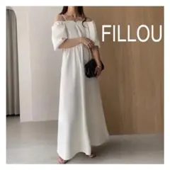 FILLOU 2wayオフショルワンピース ホワイト