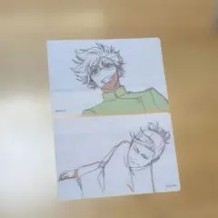 値下げ可 呪術廻戦★アニメーション展　クリアカード　五条悟&夏油傑セット