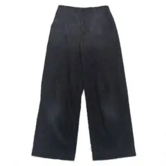 GLOBAL WORK 美シルエット コーデュロイパンツ L ネイビー 脚長見え