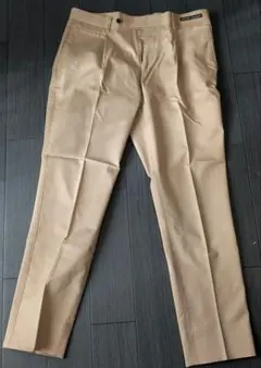 BEAMS HEART ストレッチ チノパン ベージュ