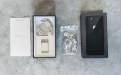 iPhone8 外箱 64GB ブラック 付属品付き