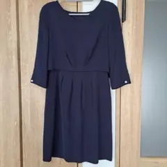 美品　PROPORTION BODY DRESSING　ワンピース　結婚式七分袖