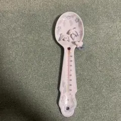 温度計付き陶器スプーン 鳥デザイン