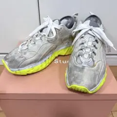 Acne Studios Rockaway スニーカー 蛍光イエロー 27.5のサムネイル