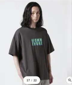 tシャツ B omnivore/ビーオムニボー NUMBER S/S TEE