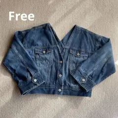 【KBF+ アーバンリサーチ】Gジャン　デニムジャケット　Ｖネック