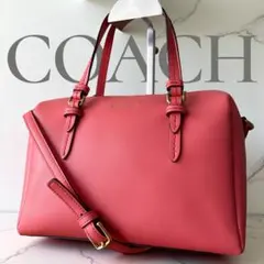 美品✨コーチ　ミニバッグ　2way ハンドバッグ　ショルダーバッグ　ピンク