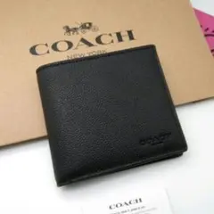 新品　本日特別価格　COACH　折り財布　メンズ