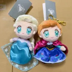 オーロラ姫 ディズニーストア tiny ぬいぐるみキーチェーン オーロラ