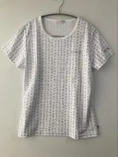 ELLE SPORT ホワイトプリント Tシャツ Lサイズのサムネイル