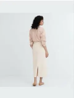 UNIQLO ドライスウェットナローマキシスカート