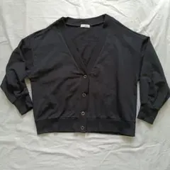 【値下げ】earth music&ecology ブラックカーディガン
