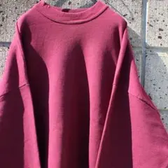 レアサイズUSA製 80s~90s　JERZEES 無地プレーン 古着スウェット