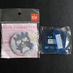 未開封 バッドばつ丸 缶バッジ プラモデル風 アクリルキーホルダー セット