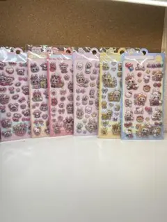 ラブブ ボンボンドロップ風シール ２枚セット