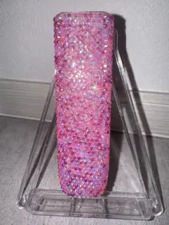 iQOS ILUMA ONE ケース ストーン デコ ローズ　ピンク