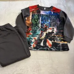 仮面ライダーゼッツ 光るパジャマ 110cm 裏起毛 新品 男の子 長袖 上下